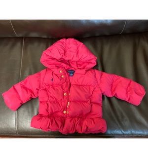 Ralph Lauren size:18m hot pink jacket babygirl